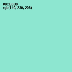 #8CE6D0 - Riptide Color Image