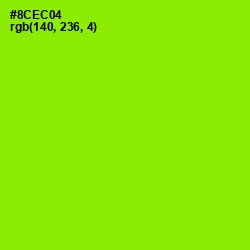 #8CEC04 - Inch Worm Color Image