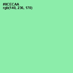 #8CECAA - Algae Green Color Image