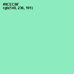 #8CECBF - Algae Green Color Image