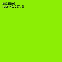 #8CED05 - Inch Worm Color Image