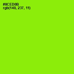 #8CED0B - Inch Worm Color Image