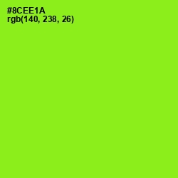 #8CEE1A - Inch Worm Color Image