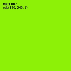 #8CF007 - Inch Worm Color Image