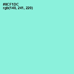 #8CF1DC - Riptide Color Image