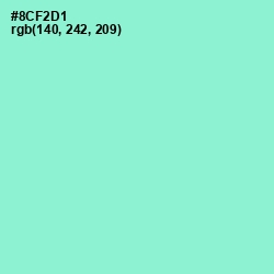 #8CF2D1 - Riptide Color Image