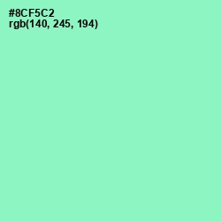 #8CF5C2 - Riptide Color Image