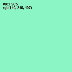 #8CF5C5 - Riptide Color Image