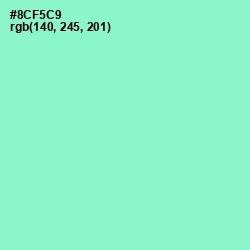 #8CF5C9 - Riptide Color Image