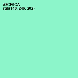 #8CF6CA - Riptide Color Image