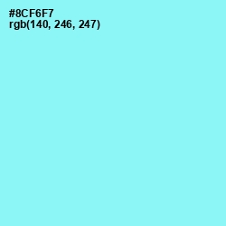 #8CF6F7 - Anakiwa Color Image