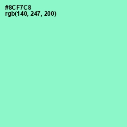 #8CF7C8 - Riptide Color Image