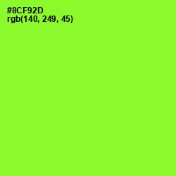 #8CF92D - Green Yellow Color Image