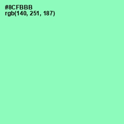 #8CFBBB - Algae Green Color Image