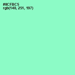 #8CFBC5 - Riptide Color Image