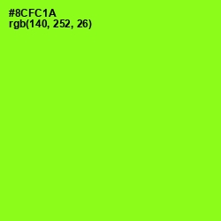 #8CFC1A - Green Yellow Color Image