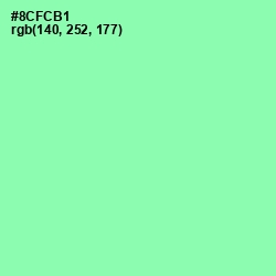 #8CFCB1 - Mint Green Color Image