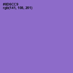 #8D6CC9 - Amethyst Color Image