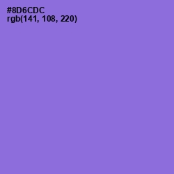 #8D6CDC - Medium Purple Color Image