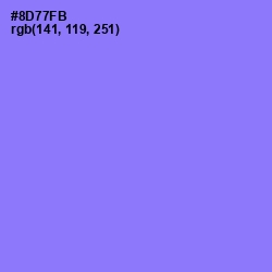 #8D77FB - Medium Purple Color Image