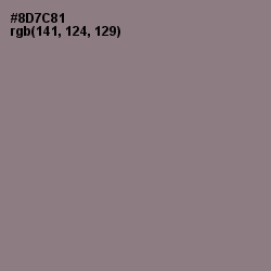 #8D7C81 - Mountbatten Pink Color Image