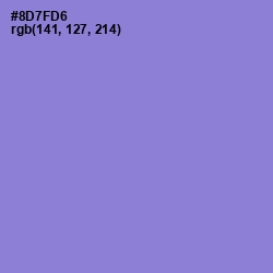 #8D7FD6 - True V Color Image