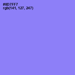 #8D7FF7 - Medium Purple Color Image