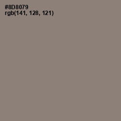 #8D8079 - Schooner Color Image