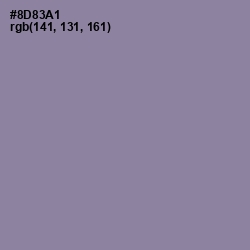 #8D83A1 - Manatee Color Image