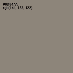 #8D847A - Schooner Color Image