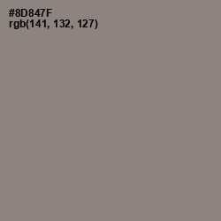 #8D847F - Schooner Color Image