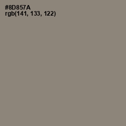 #8D857A - Schooner Color Image
