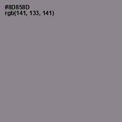 #8D858D - Monsoon Color Image