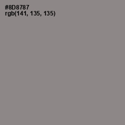 #8D8787 - Suva Gray Color Image