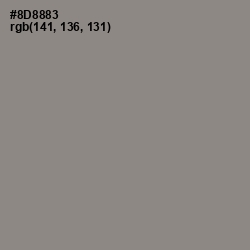 #8D8883 - Natural Gray Color Image