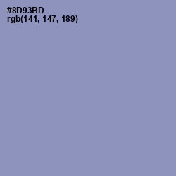 #8D93BD - Bali Hai Color Image
