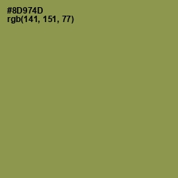 #8D974D - Avocado Color Image