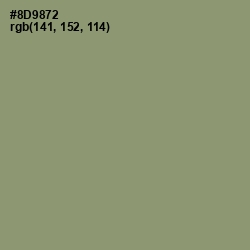 #8D9872 - Battleship Gray Color Image