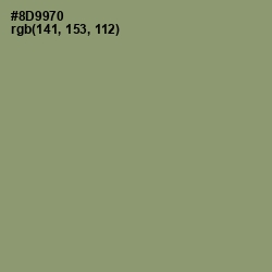 #8D9970 - Battleship Gray Color Image