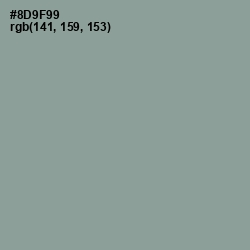 #8D9F99 - Mantle Color Image
