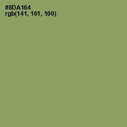 #8DA164 - Olivine Color Image