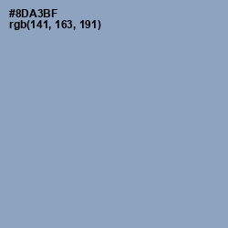 #8DA3BF - Gull Gray Color Image