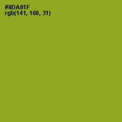 #8DA81F - Citron Color Image
