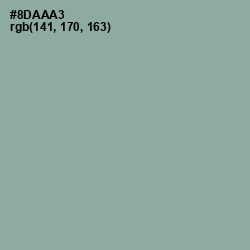 #8DAAA3 - Cascade Color Image