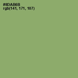 #8DAB6B - Olivine Color Image