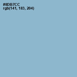 #8DB7CC - Glacier Color Image