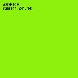 #8DF10E - Inch Worm Color Image