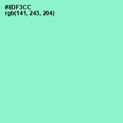 #8DF3CC - Riptide Color Image
