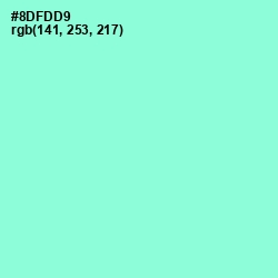 #8DFDD9 - Riptide Color Image