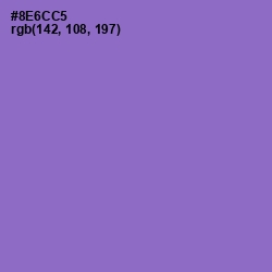 #8E6CC5 - Amethyst Color Image